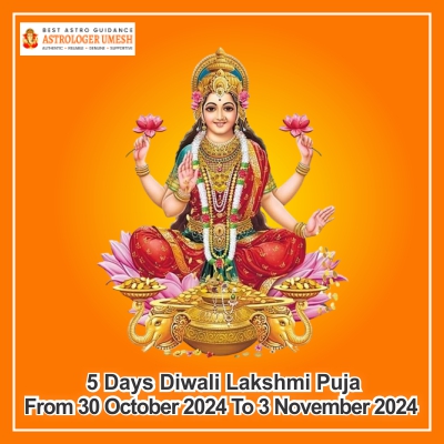 5 Days Diwali Lakshmi Puja 2024